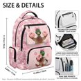 thumbnail image 4 of HUISEFOR Duck Camo Bow Kids Backpack Set 17 Inch Flap School Bag with Lunch Bag, Pencil Case and Water Bottle Holder Large Capacity for Elementary & Middle 4th-6th Grade, 4 of 7