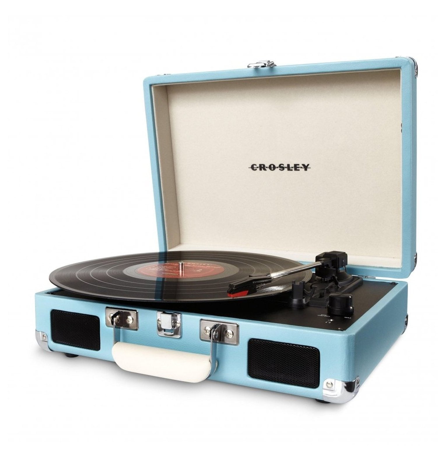 その他 Crosley Cruiser Bluetooth Record Player Crosley Cruiser Portable Bluetooth Turntable, Black: Record
