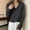 Grey, variant on TINZ Fashion Thermal Underwear Top Long Sleeve Base Layer Shirt For Winter Warmth With Design And Asymmetric Style Thermal Underwear Top Men Top