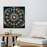 Diamond Art Kits for Adults, 5D Diamond Painting Kits, Constellation Dimond Art Paintings Kit, Diamond Dot, Gem Painting Kit, Crafts for Adults, Paint by Diamonds, Home Wall Decor Gifts 12x12inch