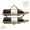 Gold B, variant on Metal Wall Mounted Wine Holder, Upgrade Foldable Hanging Wall Wine Rack Organizer for 2 Liquor Bottles, Red Wine Bottle Display Hanger with Screws for Home Kitchen Bar Wall Décor…