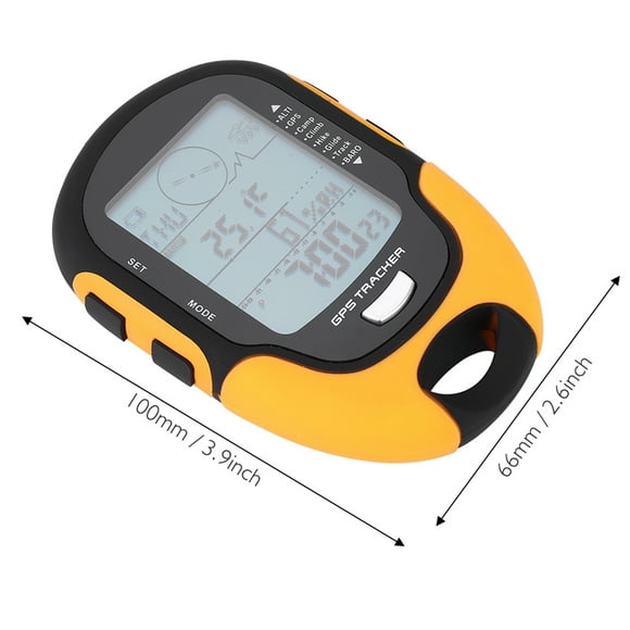 Handheld Gps Navigator, Portable Gps Navigation Receiver, Usb Rechargeable Digital Altimeter Barometer with Beidou Dual Navigation for Outdoor Hiking and Camping