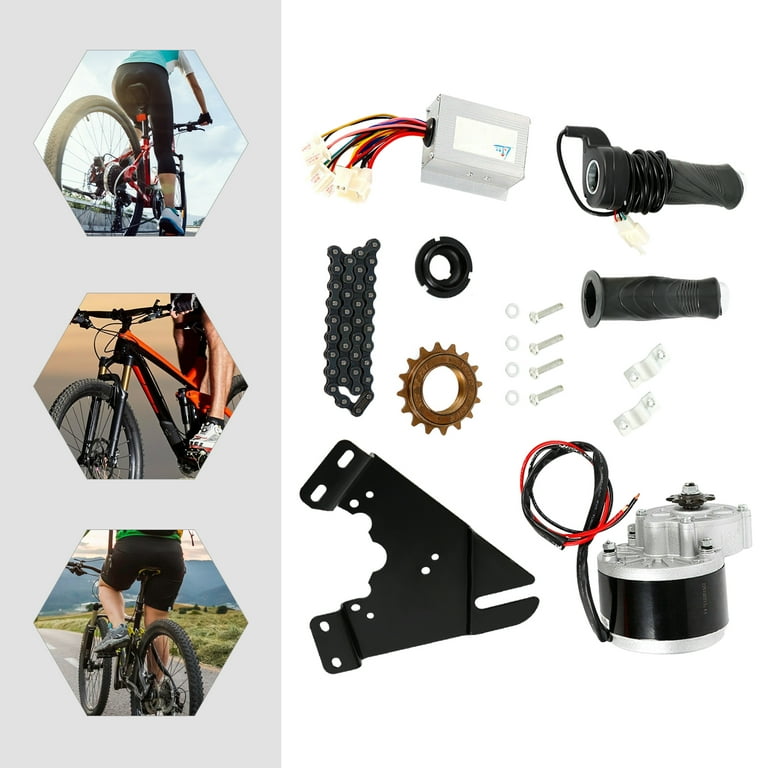 bicycle electric kit with battery 24V 250W Electric Bicycle Conversion Kit – Chain Drive Motor Kit for  16