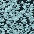 thumbnail image 1 of Ahgly Company Tapis d'Intérieur Lavables en Machine Bleu Lagon Bleu Transitionnel, 5' Carré, 1 of 7