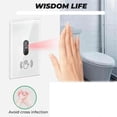 thumbnail image 2 of Infrare Wall Smart Light Switch IR Sensor No Need Touch AC110-240V EU Glass Screen Panel Switch Electrical EU Plug, 2 of 4