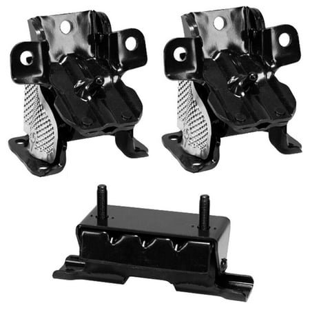 4M Auto Parts. Front Left Front Right Engine Mounts & Rear Automatic Transmission Mount 3PCS For Diesel RWD (Rear Wheel Drive). Part Numbers: 3544 3550 3550