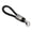 Black, variant on Strong Car Key Rings Textured Weave Pattern Metal Attachments for Automotive