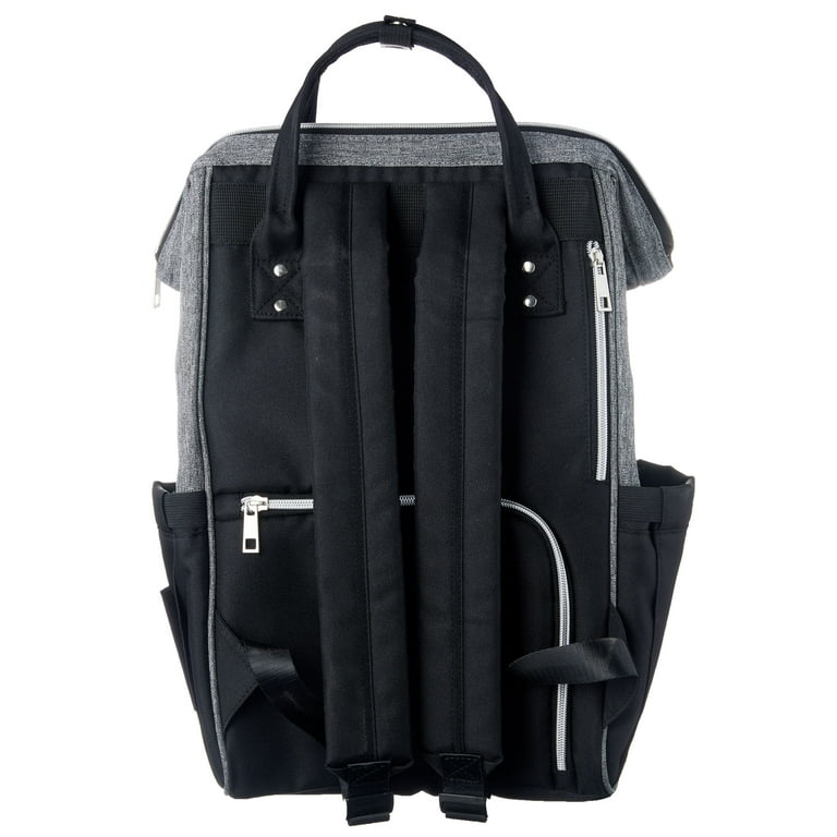 Black modernism backpack store diaper bag