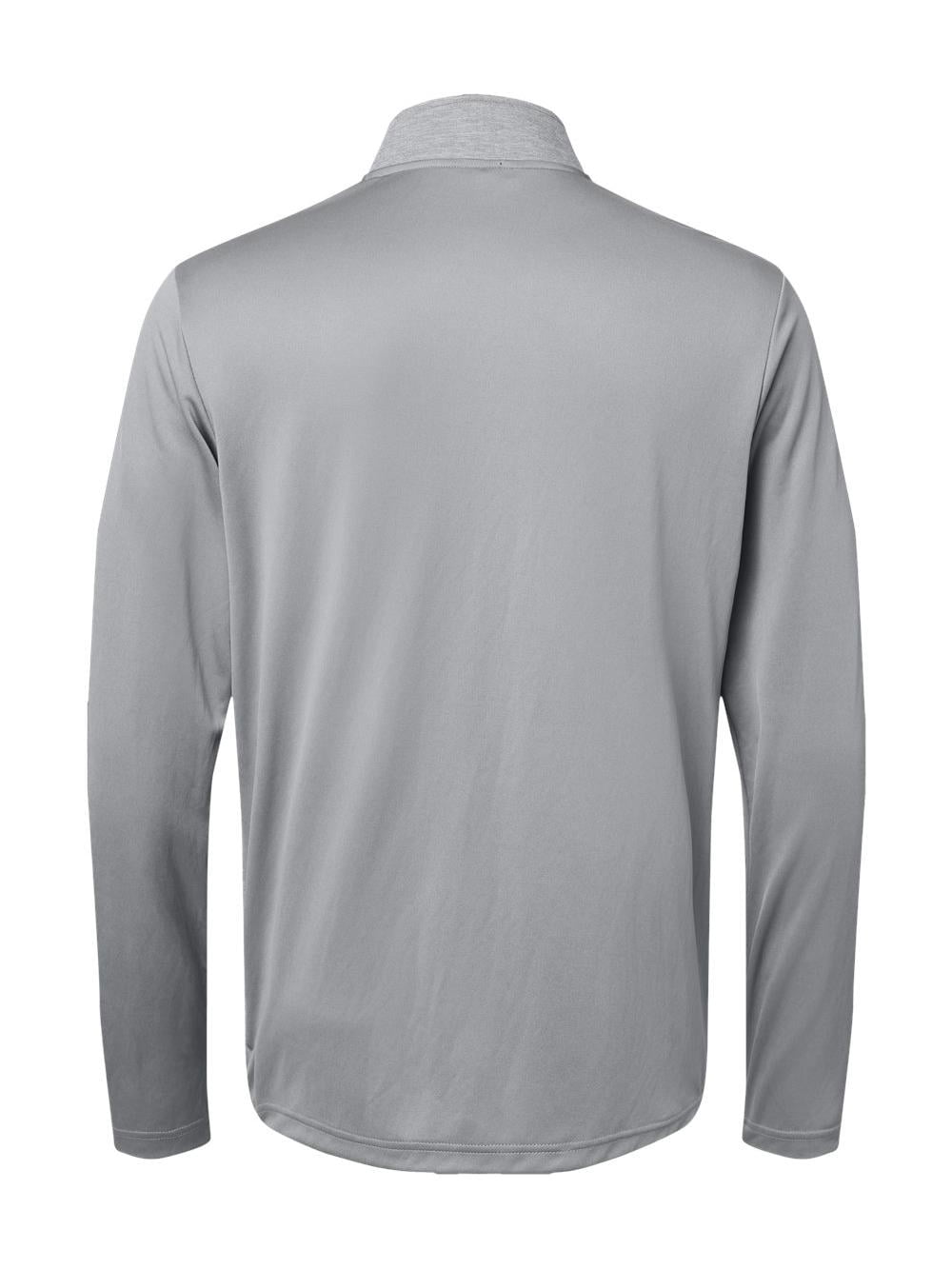 Adidas - Heather Block Print Quarter-Zip Pullover - A522