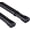Black, variant on 2 Pack Spring Tension Curtain Rods 36-60 Inch Lightweight Tensions Rods Securely in Place, Easy to use/Install for Kitchen/Bathroom/Wardrobe, Durable Sturdy Rods, Nickel