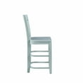 thumbnail image 5 of Linon Herbert 24 in. Slat Back Counter Stool - Slate - Set of 2, 5 of 10