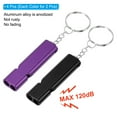 thumbnail image 3 of Unique Bargains Sifflet de Survie, Lot de 4 Sifflet de Sécurité à Son Fort pour Randonnée, Noir, Violet, 3 of 6
