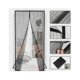 thumbnail image 2 of Magnetic Screen Door 140x210 - Black Anti Mosquito Magnet with Durable Mesh Automatic Closing Mosquito Net Curtains Door, 2 of 3