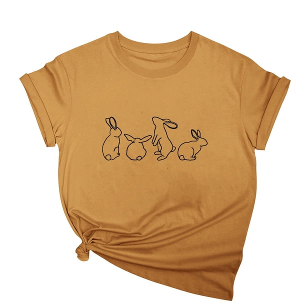 Tops de Cuello Alto para las Mujeres Amante Impreso Camiseta Cuello Redondo Manga Corta, Poliéster Spandex