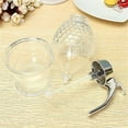 thumbnail image 5 of Honey Syrup Dispenser | 200ml Acrylic Honey Pot Kettle | Press & Pour Pulp Juice Dispenser | Leak-Proof Easy Clean Seasoning Bottle for Home Kitchen | 1PC | Clear 8.3x10x15cm, 5 of 9