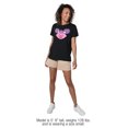 thumbnail image 3 of Sesame Street Abby Cadabby Kawaii Face Women's Loose T-Shirt, Black, Small, 3 of 5