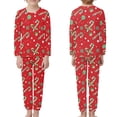 thumbnail image 3 of DISNIMO Red Christmas Lollipop Pajamas for Girls 9-10 Years Old Pajama Set Girls 2 Piece Pjs for Girls Long Sleeve Pj Set Kids Girls Pajamas Set Pants Fall Pjs Girls Sleep Wear Pajamas Sleepover, 3 of 7