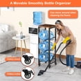 thumbnail image 2 of Soporte para botellas de agua Dataroad Selead de 3 niveles con ruedas, 2 of 6