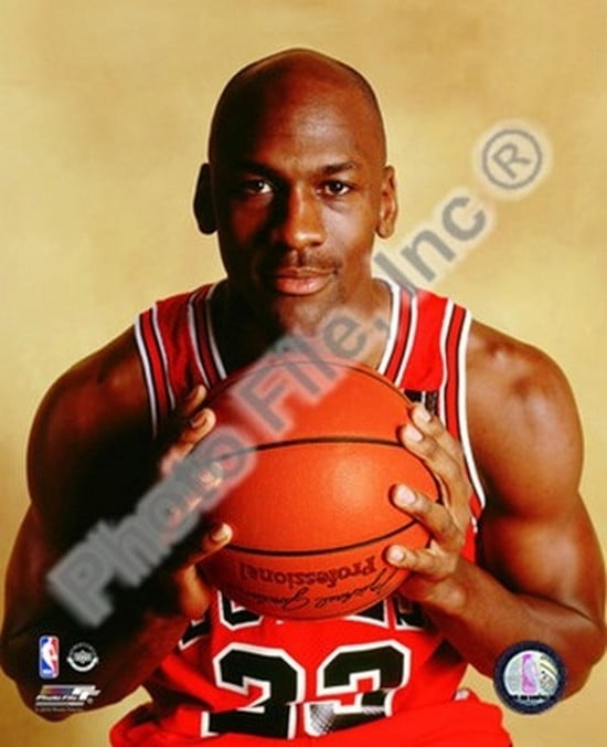 Michael Jordan 1990 Posed Photo Print 