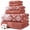 Clay, variant on Modern Threads Charlize 6-Piece Cotton Bath Towel Set, Fawn