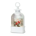 thumbnail image 2 of Snow Globe Lantern with Santa 10.5"H Plastic 6 Hr Timer 3 AA Batteries, Not Included or USB Cord included, 2 of 3