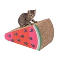 thumbnail image 3 of Kitty City Durable Watermelon Corrugated Cardboard Cat Scratching Pad, O/S, 3 of 8