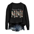 thumbnail image 3 of Happiness Is Being A Mimi Sweatshirts for Women 2025 Long Sleeve Crewneck Grandma Sweatshirt Pullover Tops, 3 of 5