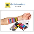 thumbnail image 4 of Body Paint Set, Easy Application 15 Colors Water Soluble Gentle Washable Vibrant Colors Face Painting Kit  For Makeup For Kids, 4 of 8