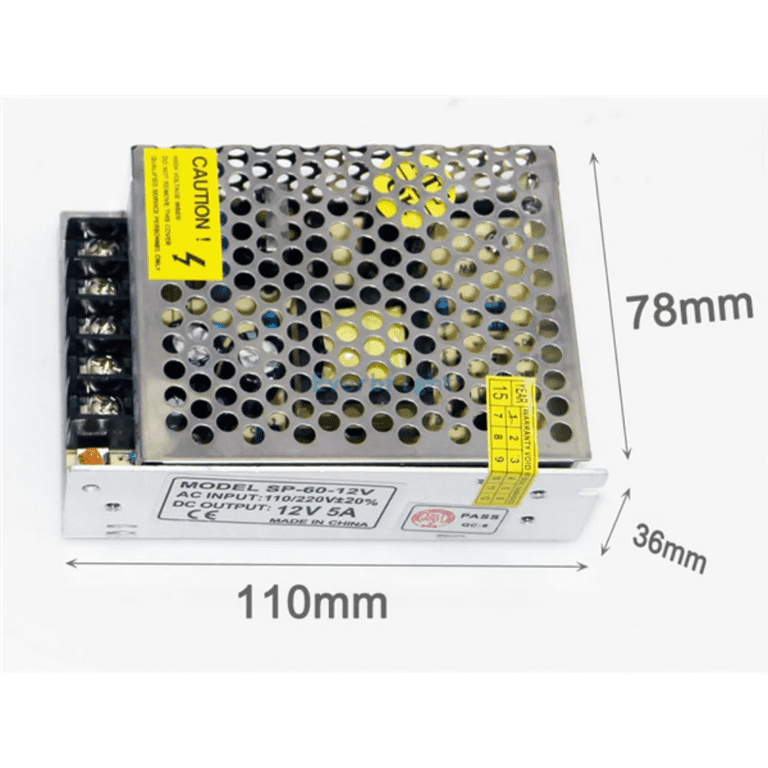 初売り初売り Switching Power Supply 5V 12V DC Power Supply 24V AC 110V 電設用部品・資材