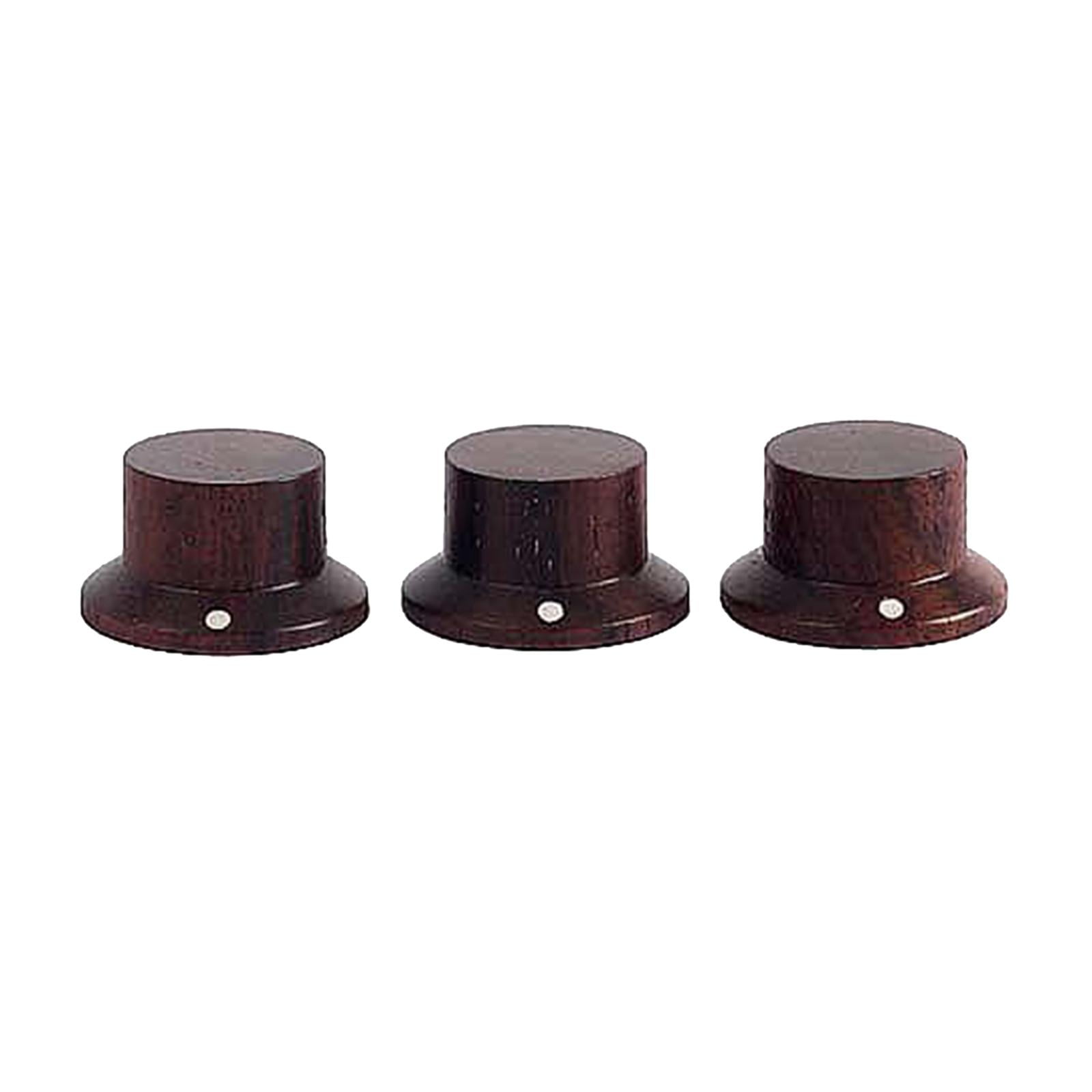 3x Wood Electric Guitar Control Knobs Volume Knobs Accessories