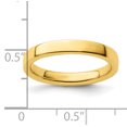thumbnail image 4 of 925 Sterling Silver Gold Plated Stackable Ring Smooth, 4 of 9