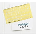 thumbnail image 6 of Traceease Alphabet Lettering Template Drafting Tools,Lower Case-Upper Case & Numbers Alphabet Letter Stencils, 6 of 6