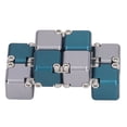 thumbnail image 3 of Juguete para aliviar el estrés y la ansiedad para adultos, rompecabezas de mano, bloques sensoriales para dedos, juguete para TDAH, azul y gris, 3 of 14