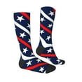 thumbnail image 3 of Balery Patriotic Star Fun Novelty Socks Men'S Women'S Crew Socks Funny Crazy Novelty Socks Quirky And Cool Socks, 3 of 9