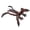 Black Red, variant on 3D Printed Phoenix Bird - Articulated Wings & Tail, Poseable Desk Pet with Random Eye Colors, Flexible Animal Decor for and Collectors
