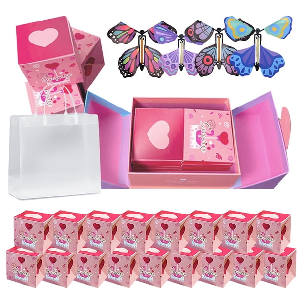 Caja de regalo de explosión, cajas de regalo de sobre de explosiones para mujer, novia, esposa, regalo