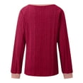 thumbnail image 6 of EDFBUYKRS Mesh Tops for Women Sheer Lace Long Sleeve Shirts See Through Party Club Blouse Xxl, 6 of 6