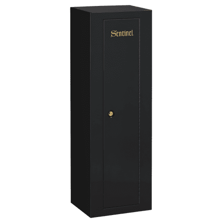 Sentinel 10 Gun Security Cabinet with Key Lock, Black, 53 x 17.25 x 17,  Rifle, Shotgun 