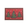 thumbnail image 2 of Christmas Door Mat 15.7x23.6 Inch – Non-Slip Absorbent Entrance Rug for Home Kitchen Bathroom – Festive Polyester Floor Mat for Indoor Holiday Decor, 2 of 6