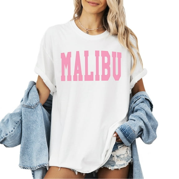 Verita Culture Malibu California Beach Funny Women’s Summer Graphic Tee