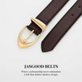thumbnail image 5 of JASGOOD Women's Leather Belts for Jeans Dresses Fashion Ladies Belt with Gold Buckle, 5 of 8