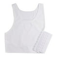 thumbnail image 5 of Senza Fretta Women Lesbian Tomboy Chest Breast Binder Slim Fit FTM Vest Unders Crop HOT, 5 of 7