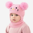 thumbnail image 2 of Toddler Boys Girls Baby Hats, Stretchy Baby Beanies, Winter Hat, Soft & Warm Pom Pom Beanie 6-12 Months 12-24 Months 2T 3T 4T 5T 6T 7T 8T 9T Children(Pink,1-6 Years), 2 of 9