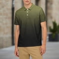 thumbnail image 2 of Yigetop Men's Slim Fit Henley Shirts Short Sleeve Crewneck T-Shirt Gym Workout Athletic Shirt Tees with Button Casual Summer Beach Vacation Shirts Short Sleeve Tops, Bronze, S, 2 of 4