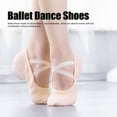 thumbnail image 4 of Zapatillas de baile de ballet zapatillas de práctica de ballet de lona 38 transpirable rosa para adultos para danza moderna ANGGREK Otros, 4 of 7