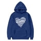 thumbnail image 5 of Camiseta de manga larga para niños, cuello redondo, color liso, ideal para niños y niñas, sudadera con capucha de poliéster., 5 of 6