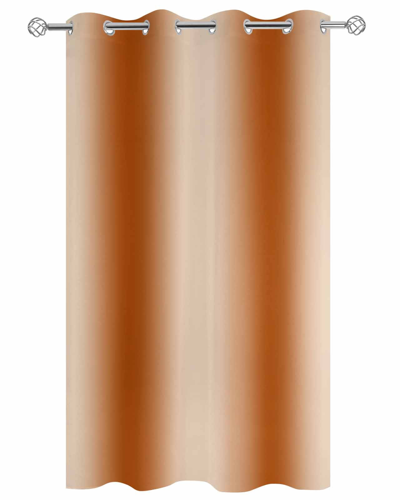 nqOlkjepod Outdoor Curtains for Patio Waterproof, Burnt Orange Ombre Outdoor Privacy Panels Grommet, Modern Abstract Art Blackout Outside Curtains for Porch/Cabana/Pergola/Gazebo 54"x95", 1 Panel