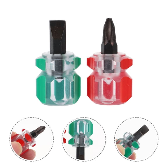 LEORX Screw Driver for Sewing Machine Screwdriver Red 2Pcs