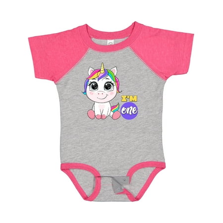 

Inktastic Unicorn 1st Birthday Gift Baby Boy or Baby Girl Bodysuit