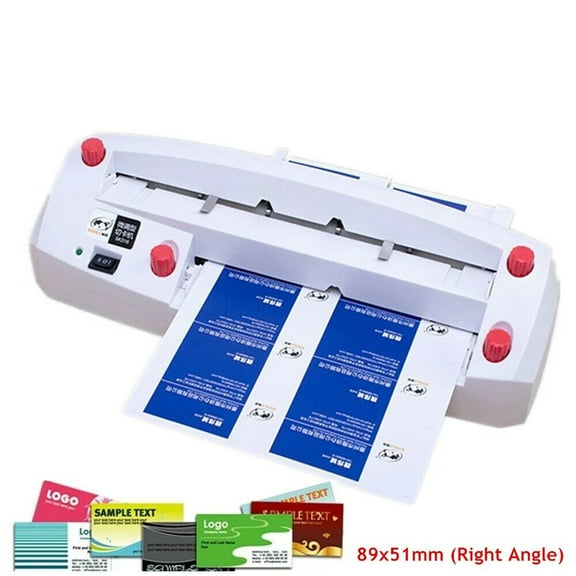 Eurhowing Electric Automatic Business Card Cutter Machine, Precision Slitter Trimmer for 3.5" x 2" Cards, 50 Cards/Min, with Safety Guard